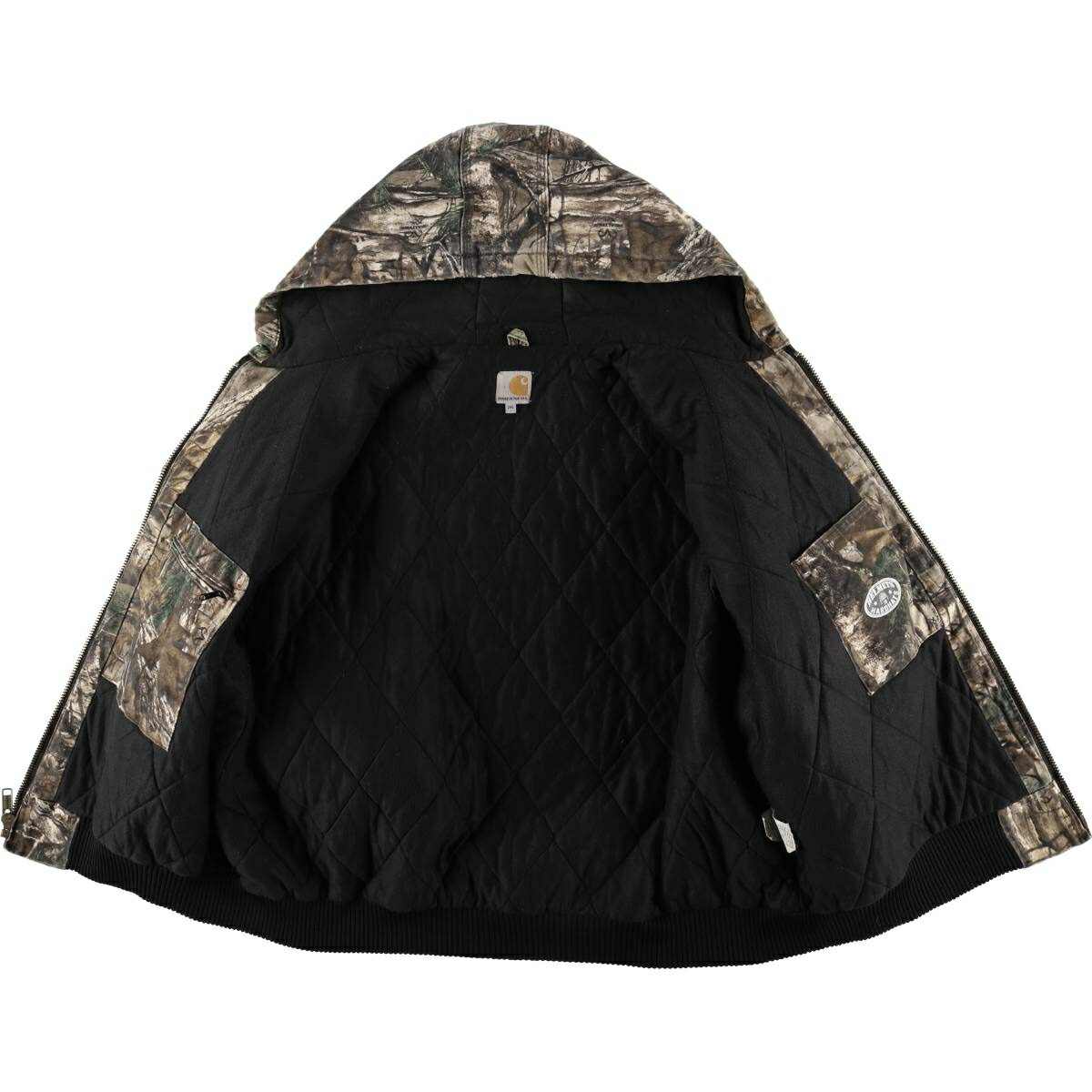 古着 カーハート Carhartt アクティブジャケット リアルツリーカモ