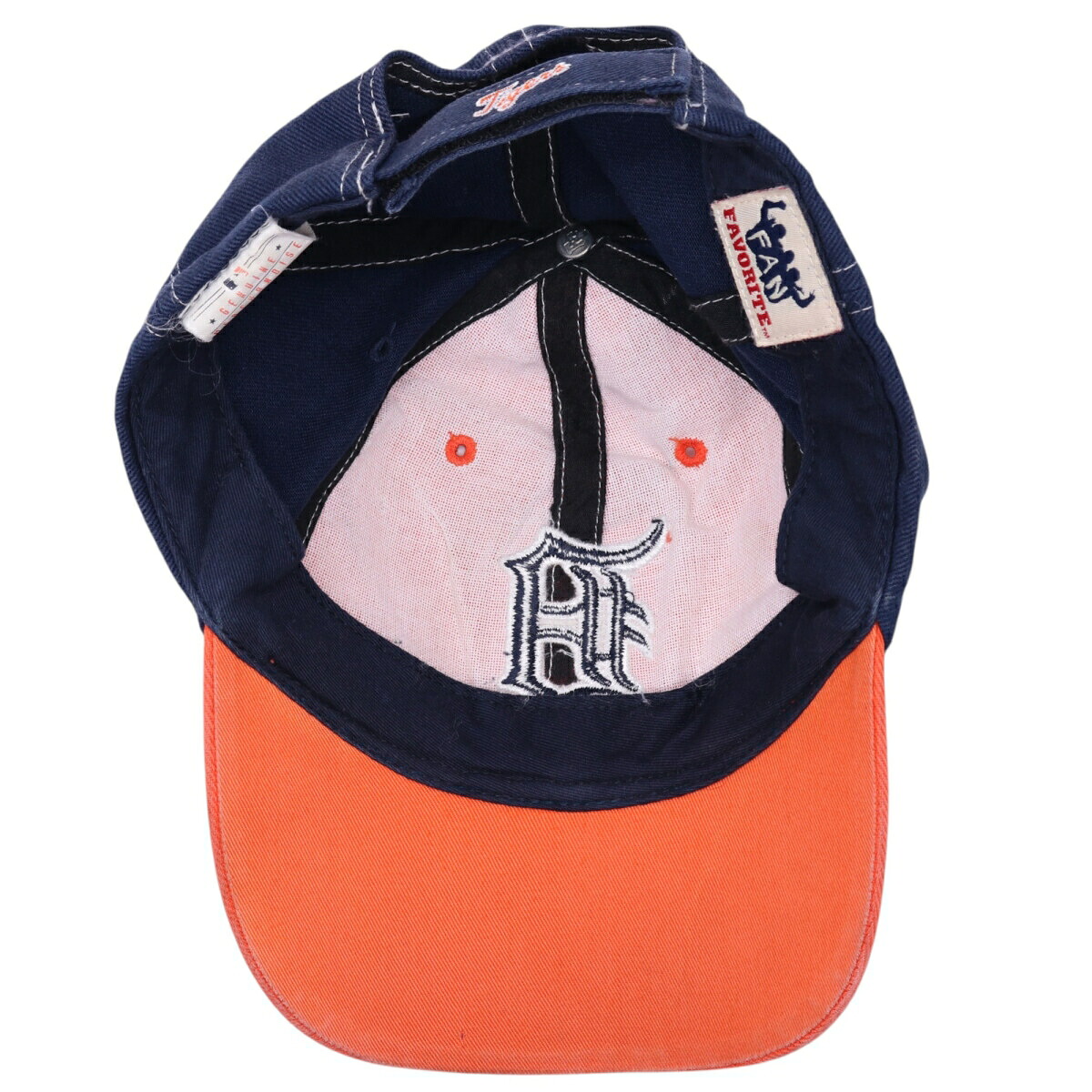 古着 FAN FAVORITE MLB DETROIT TIGERS デトロイトタイガース ツートン