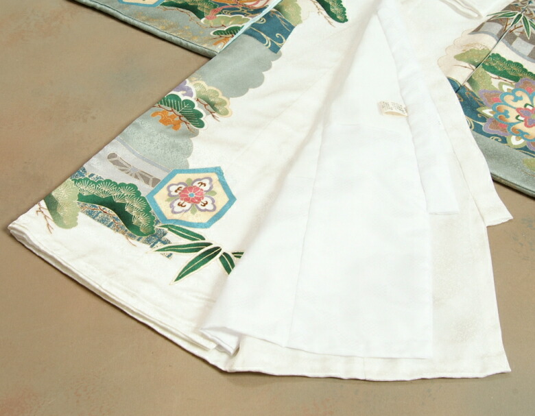 楽天市場】お宮参り 着物 男の子 絹100％ 正絹 初着 白色 宝船 小槌