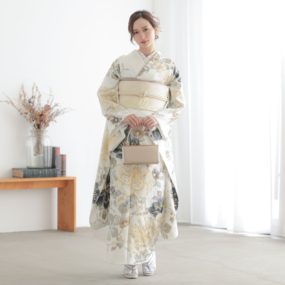 楽天市場】成人式早割クーポン10％オフ【振袖 レンタル】RS2075 正絹