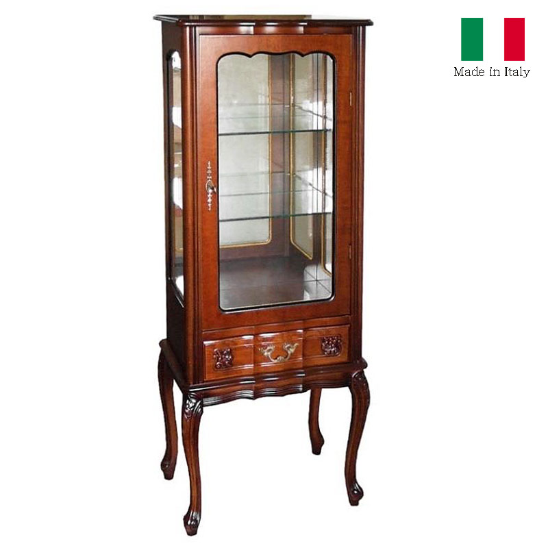 楽天市場】イタリア家具 クラウディオ キャビネット ガラス棚