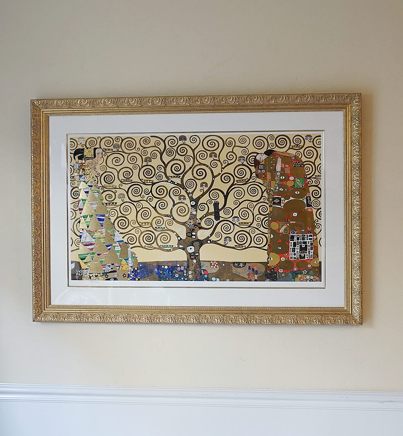 楽天市場】絵画 インテリア クリムト 生命の樹グスタフ クリムト 画