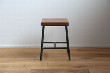 楽天市場】【国内生産/オーダーメイド可能】スツール 木製 アイアン