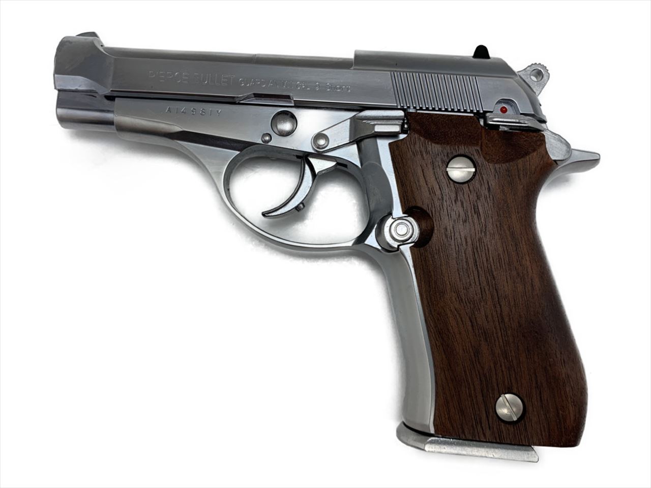 マルシン ベレッタ M84 シルバー 発火式 モデルガン ウォールナット