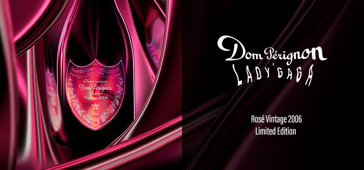 ドンペリ ドンペリニヨン ロゼ レディー ガガ グラス2脚 ストッパー