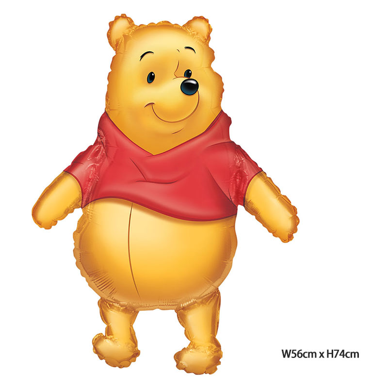 くまのプーさんのフィルム風船 winnie the pooh 【ぺしゃんこでお届け