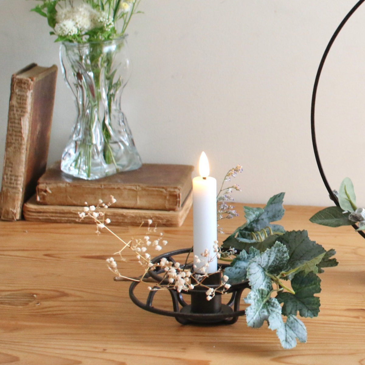 楽天市場】キャンドルホルダー ジョセフアイアン テーパーキャンドル