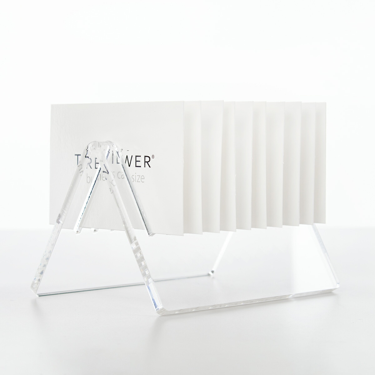 楽天市場】【レビュー特典付き】 カードスタンド amenist アクリル製