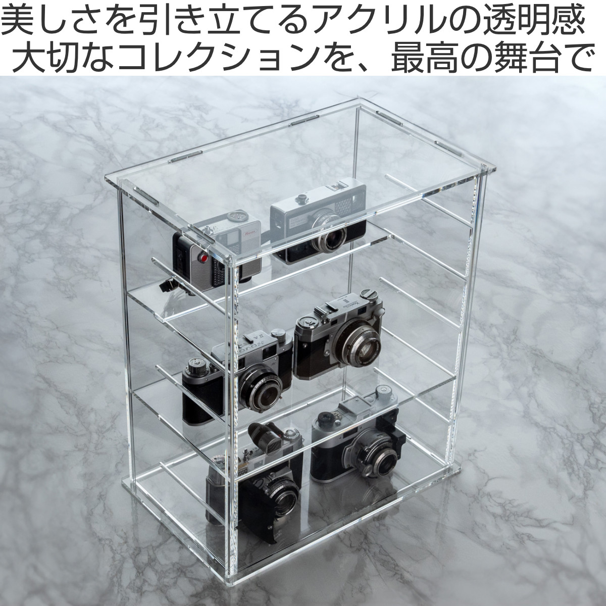 ミニチュアバス多数26台 ケース展示品【美品】