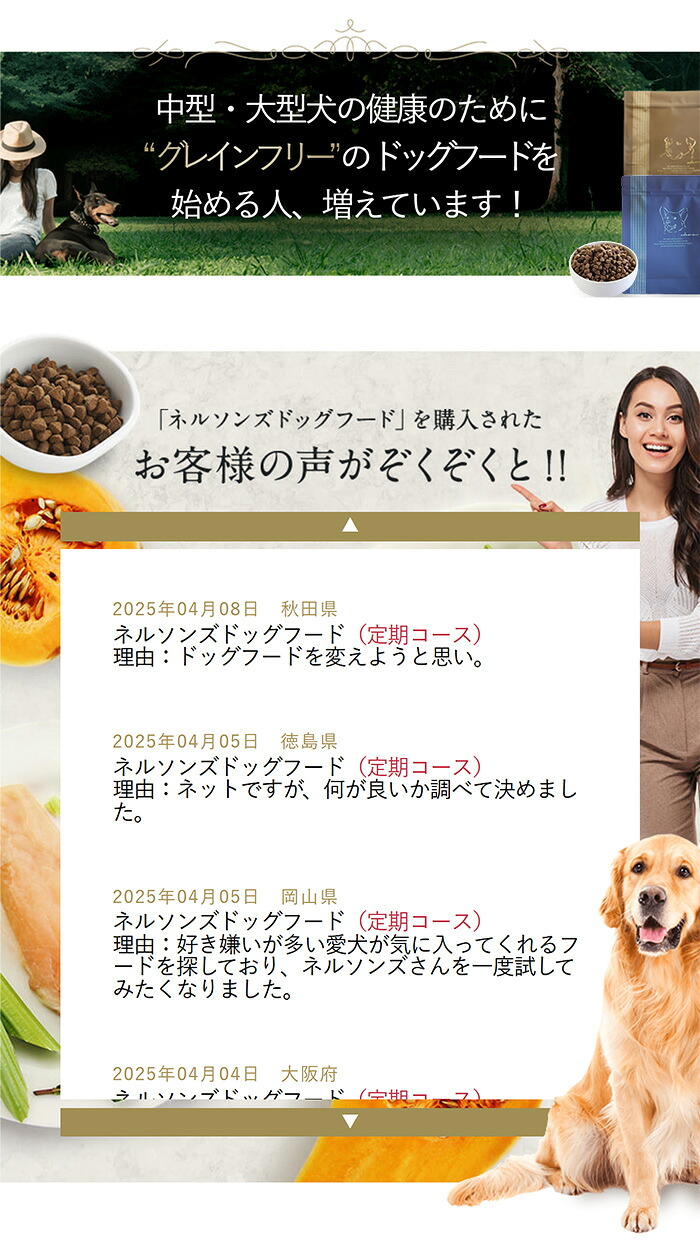 楽天市場】【公式】ネルソンズ ドッグフード（5kg）全犬種・全年齢対応