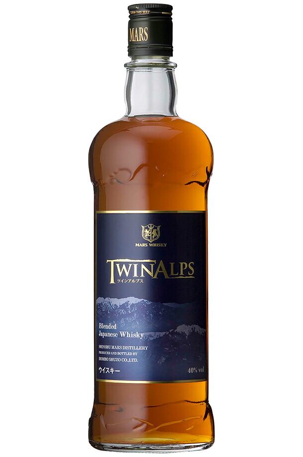 楽天市場】マルスウイスキー ツインアルプス 40度 箱なし 750ml : 酒類