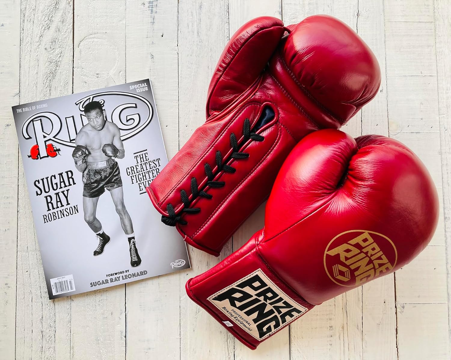 プライズリング製ボクシンググローブ10oz赤※ プロファイトグローブ最終