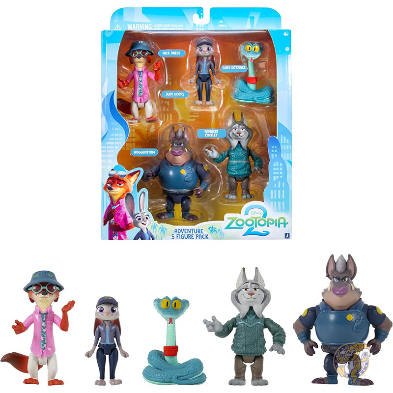 楽天市場】ディズニー ズートピア2 アドベンチャー 5パック 可動式 3