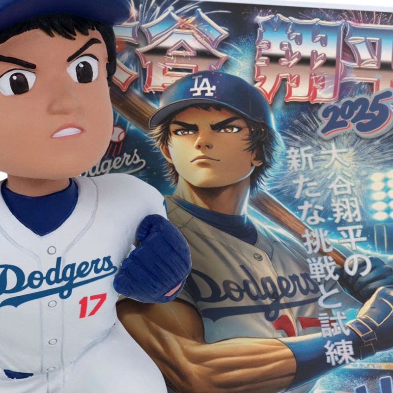 楽天市場】大谷翔平 漫画 ボブルヘッド 東京シリーズ 限定 記念 2025