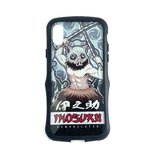 鬼滅の刃 伊之助 嘴平伊之助 TPUバンパー iPhoneケース ブルー X・Xs共用