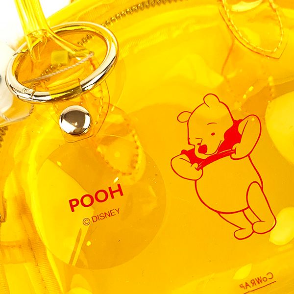 ディズニー カラップクリアマイクロボストン ミニバッグ プーさん Disney