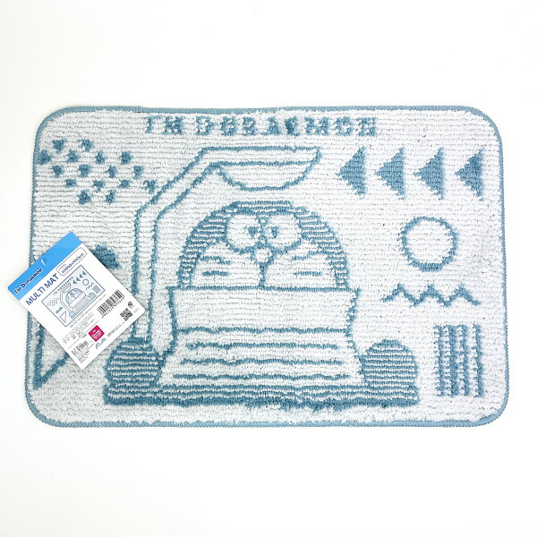 ドラえもん 玄関マット(ドラえもんとタイムマシーン) マルチマット ラグ