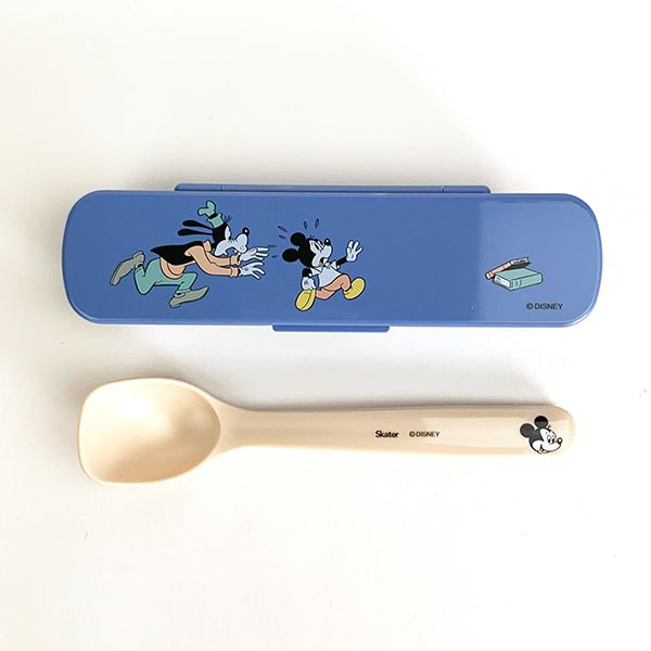 ディズニー ミッキーマウス スープスプーン ＆ ケース ランチ