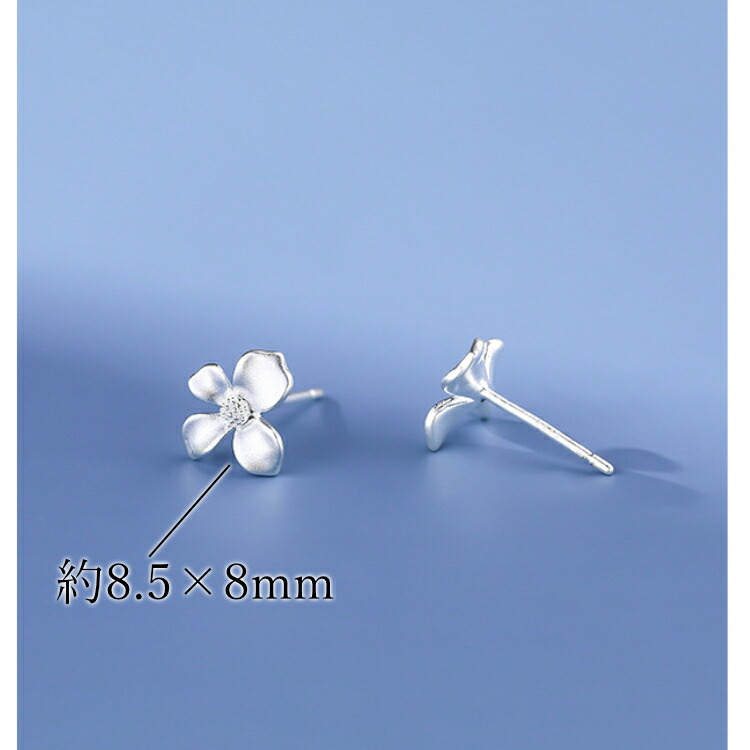 楽天市場】【クチナシフラワーピアス】 シルバー999 ピアス シルバー