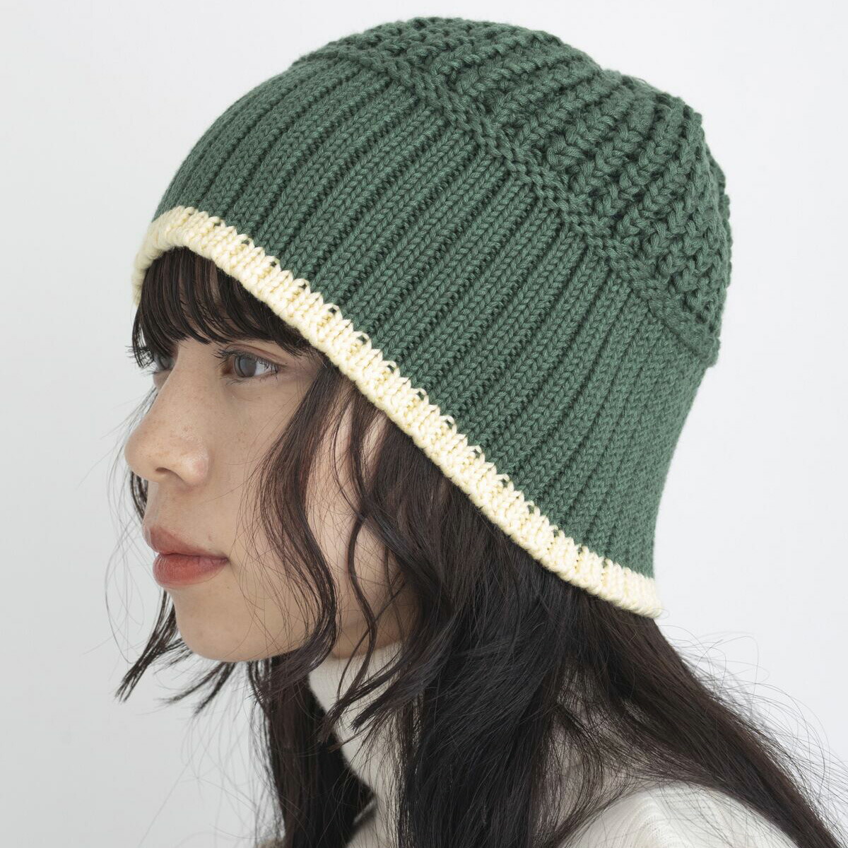 楽天市場】【洗える 抗菌 消臭】ソエリラ Line Knit Beanie ライン