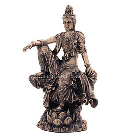 楽天市場】創業祭！クーポン配布中！！即納！半跏思惟像の水月観音菩薩