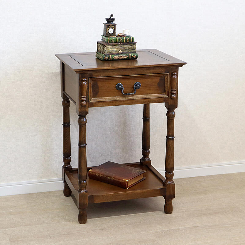 イギリス アンティーク 家具 サイドキャビネット ナイトテーブル 6080e