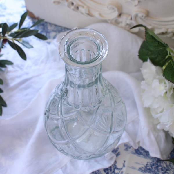 SALE30%OFF) フラワーベース ガラスベース 花瓶 アンティーク風