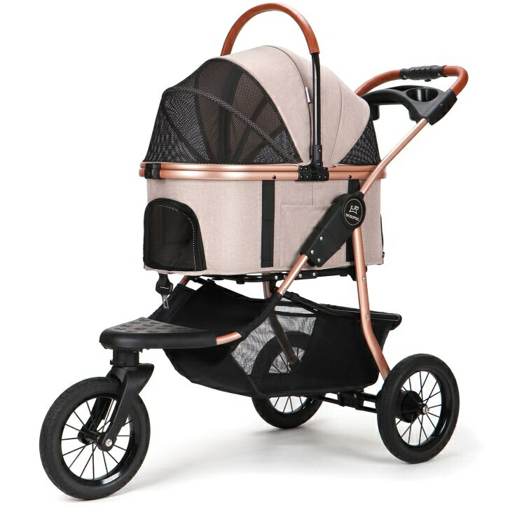 楽天市場】SKISOPGO ペットカート 対面式可能 3輪タイプペットバギー