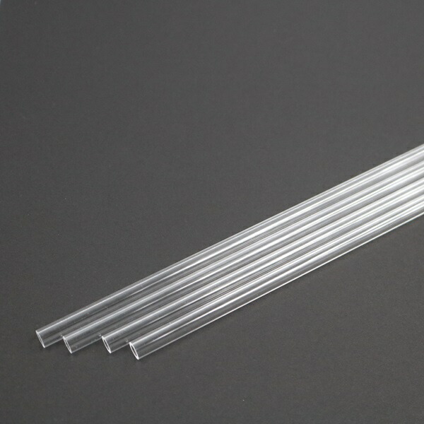 透明アクリルパイプ 8mm(外径）x320mm 4本入り 40-0017 | ジオラマ