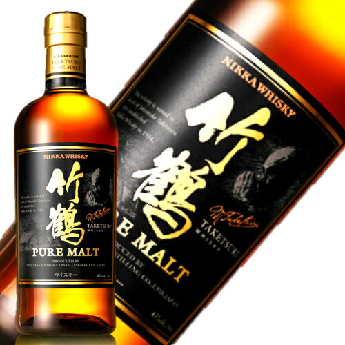 楽天市場】竹鶴ピュアモルト 700ml［専用カートン付き］ 43％ニッカ
