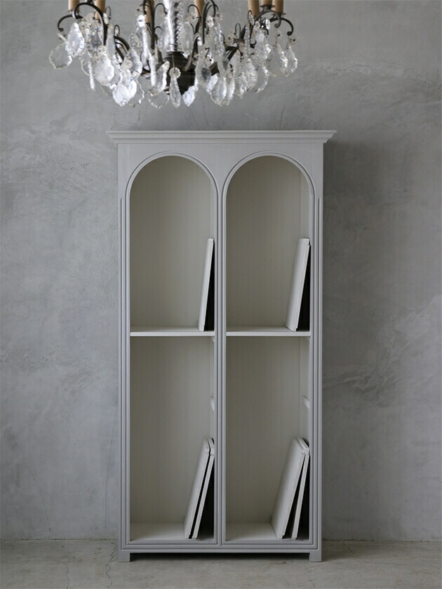 楽天市場】ブックシェルフ グレー BlancNature Charlotte (2ユニット