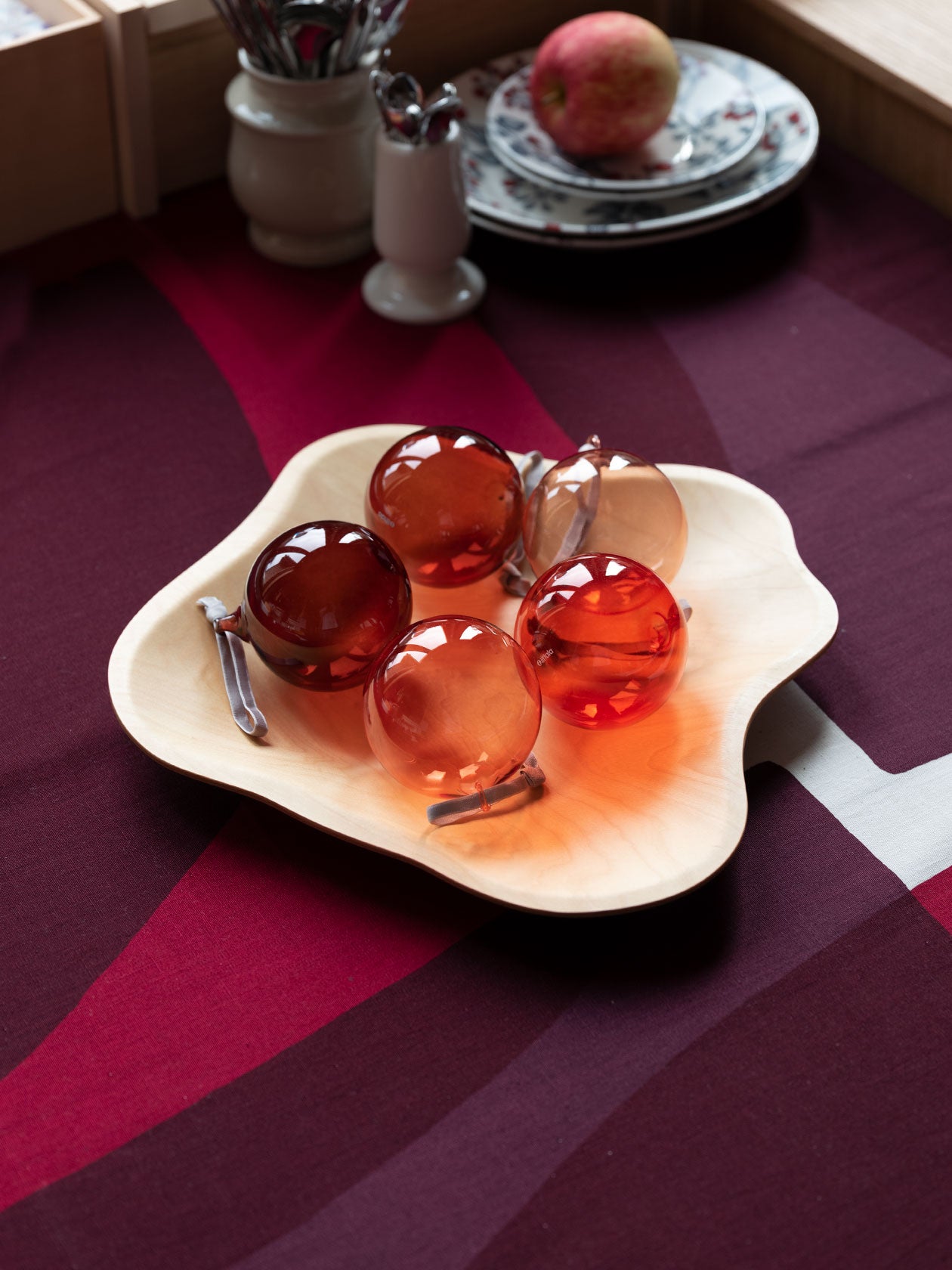 楽天市場】イッタラ / オーナメントボール 5個セット レッド [iittala