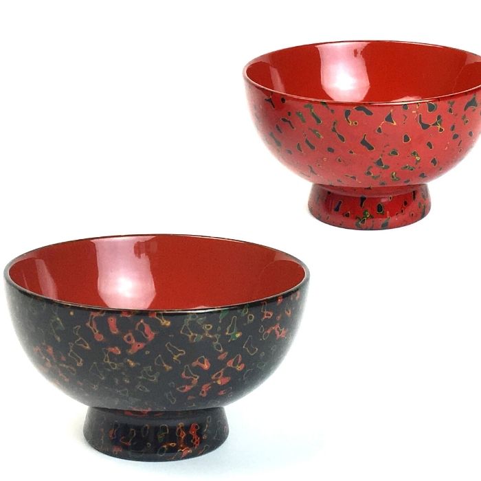 楽天市場】【送料無料】小林漆器 津軽塗 夫婦汁椀・箸セット（桐箱入