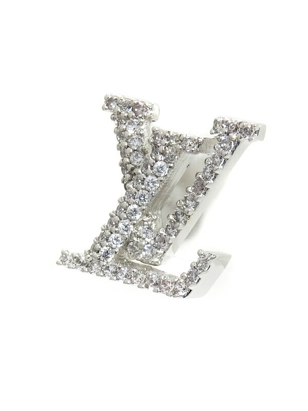Louis Vuitton】ルイヴィトン『ピアス・LV アイコニック ストラス