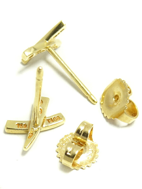 TIFFANY＆Co.】ティファニー『K18YG パロマ・ピカソ キス ピアス』1