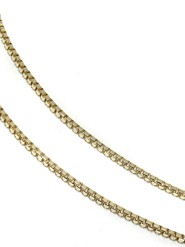 agete】アガット『K10YG 2連 チェーン ブレスレット アンクレット』1