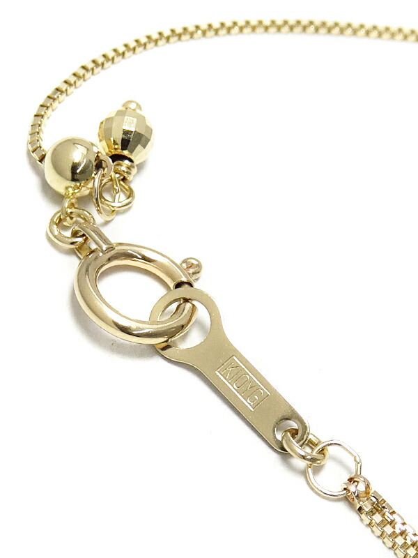 agete】アガット『K10YG 2連 チェーン ブレスレット アンクレット』1