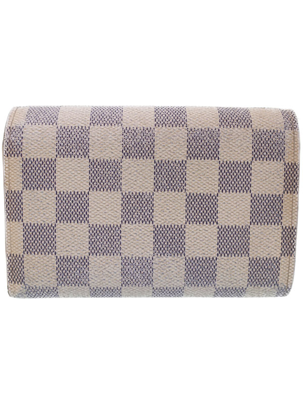 ルイヴィトン ダミエ アズール ポルトフォイユ アレクサンドラ 三