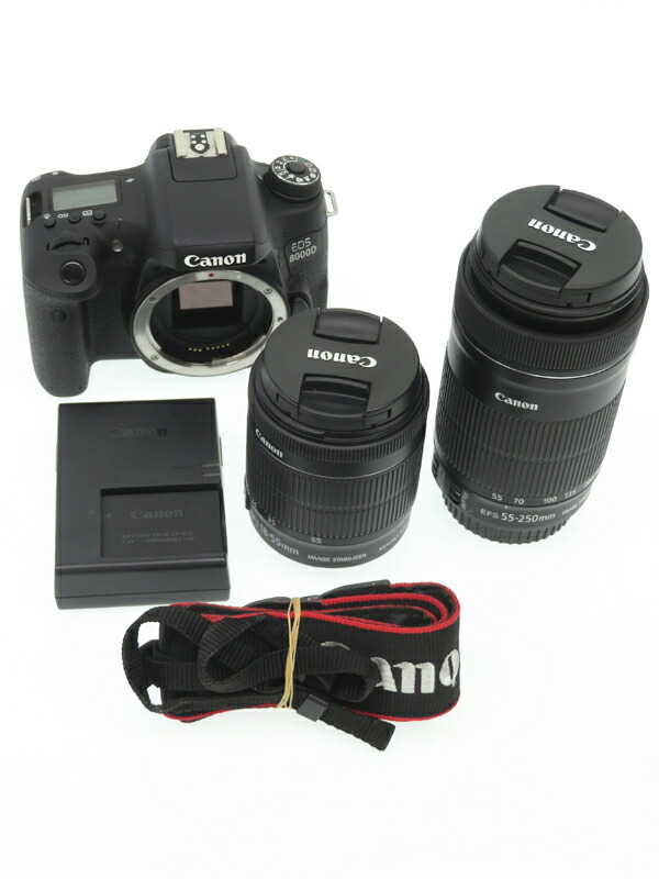 Canon EOS 8000D （w）ダブルズームキット Canon EOS 8000D Double