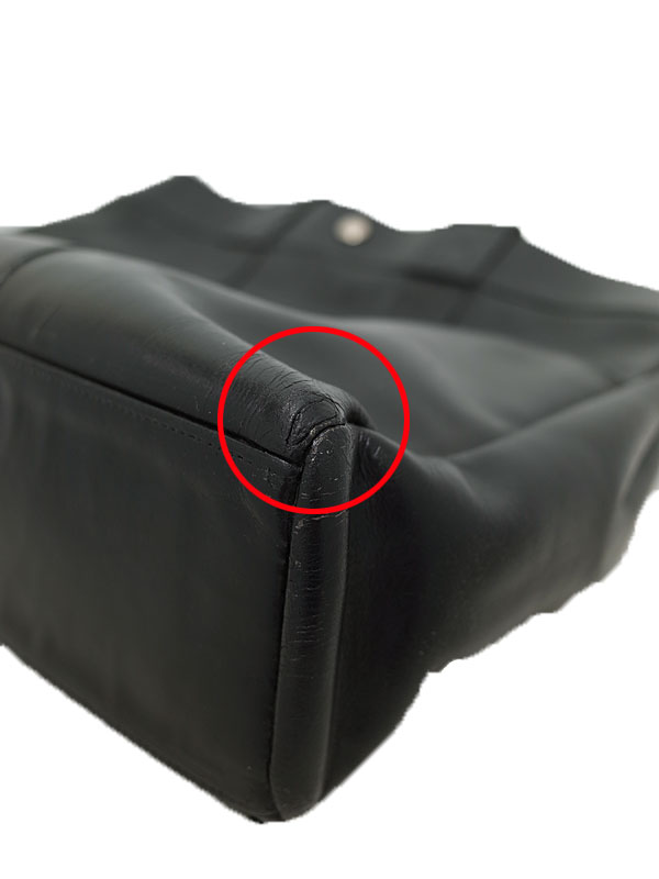 HERMES】エルメス『レザー フールトゥMM』□E刻印 2001年製 ユニ