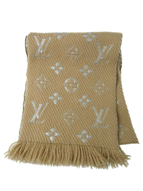 LOUIS VUITTON】【イタリア製】ルイヴィトン『エシャルプ・ロゴマニア