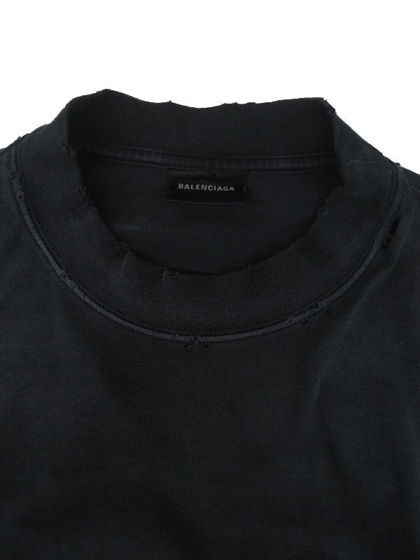 BALENCIAGA】バレンシアガ『テープロゴ 半袖Tシャツ sizeS』739784