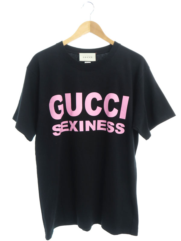 GUCCI】グッチ『ロゴ 半袖Tシャツ sizeXS』616036 XJCK1 メンズ 1週間