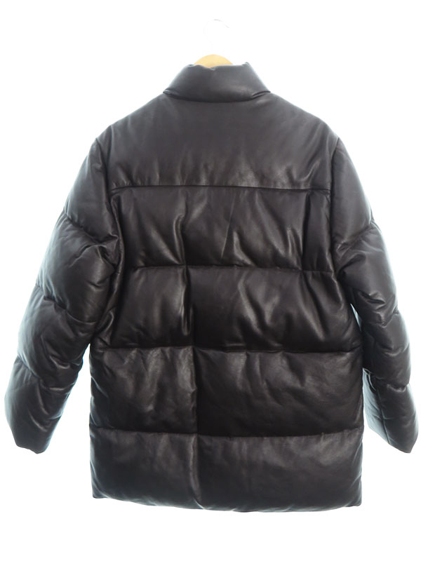 MONCLER】モンクレール『茶タグ レザーダウンジャケット size1』220