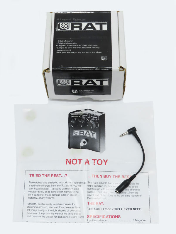 Proco】プロコ『ディストーション』RAT Limited '85 WhiteFace