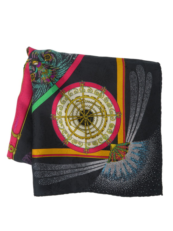 HERMES】【FEUX D'ARTIFICE】【フランス製】エルメス『カレ90 技巧の火