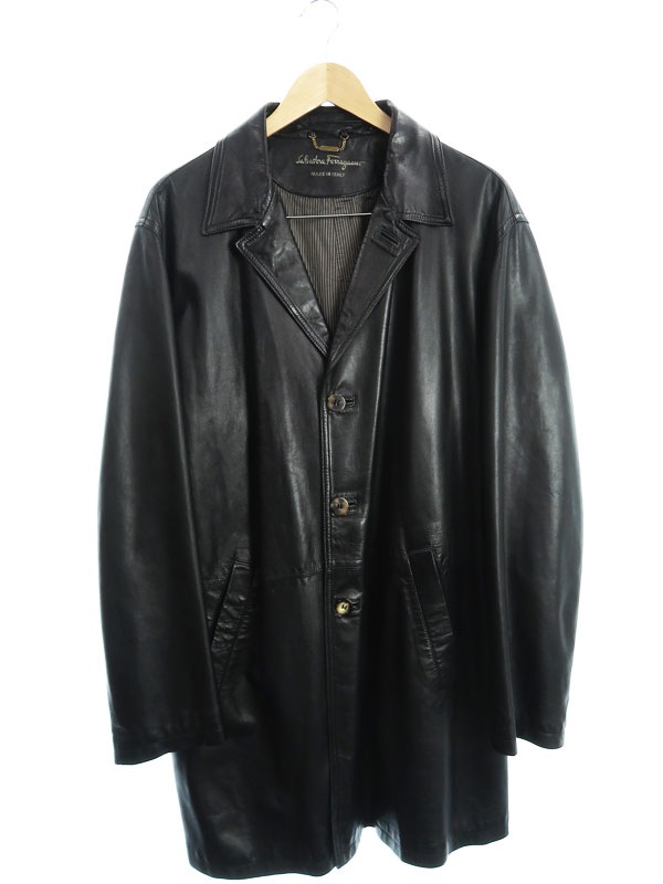 Salvatore Ferragamo】【イタリア製】【アウター】フェラガモ『レザー