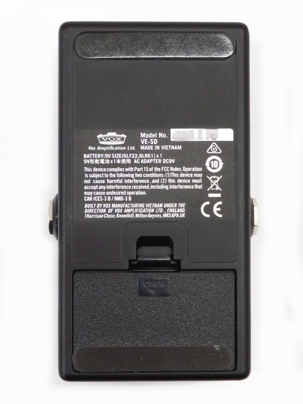 VOX】ヴォックス『オーバードライブ』VALVENERGY SILK DRIVE