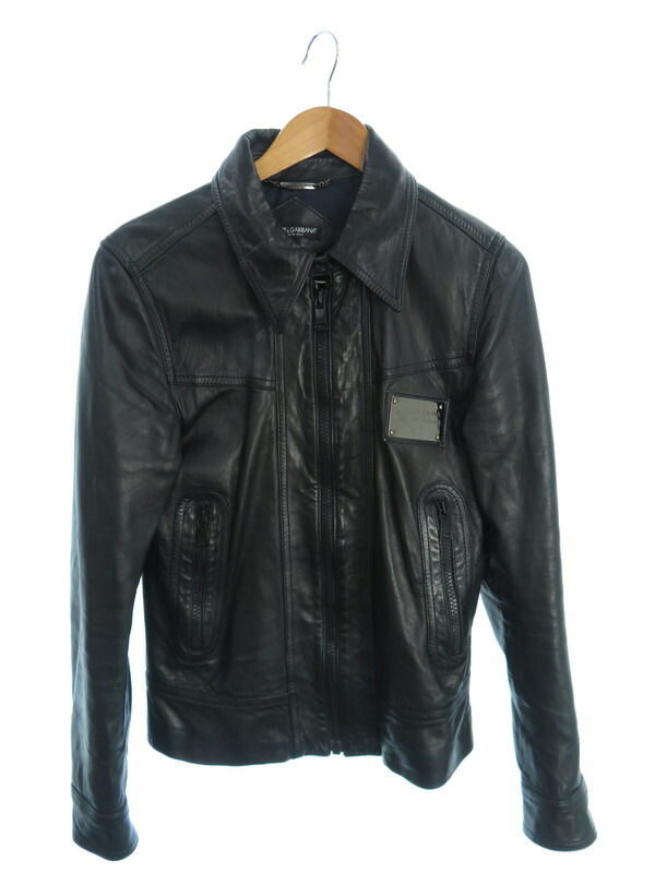 archive D&G ドルガバ レザー ジャケット/ブルゾン/size46 archive D&G