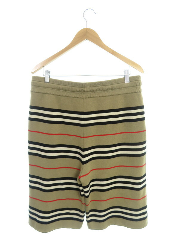 BURBERRY】バーバリー『ケントン ストライプ ニット ショーツ sizeL G